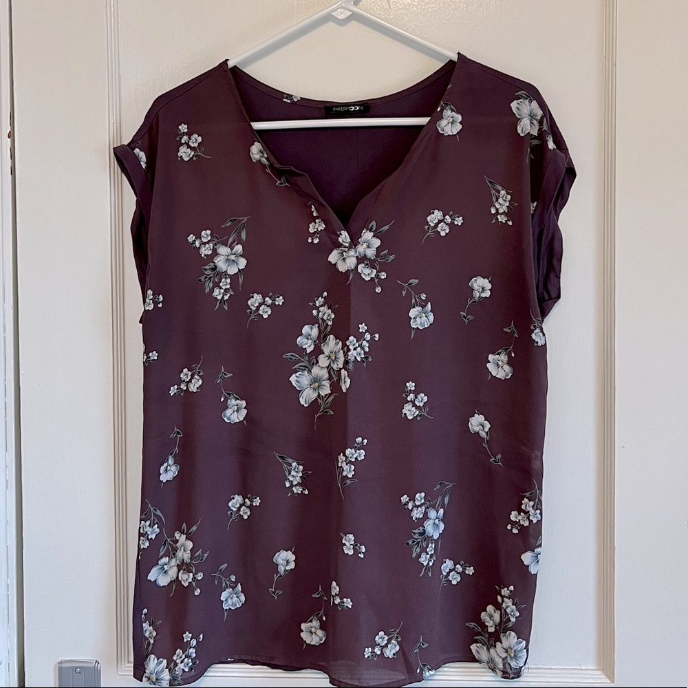 Papermoon Reece Mixed Material Top